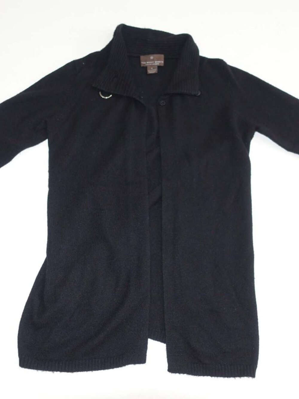 Fenn Wright Manson Women's 100% Cashmere Cardigan Sweater Small Black S